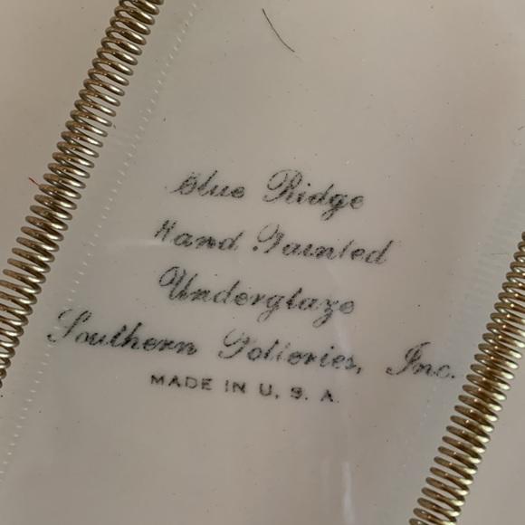 Blue Ridge Southern Potteries Bluebell Plate - Picture 7 of 8